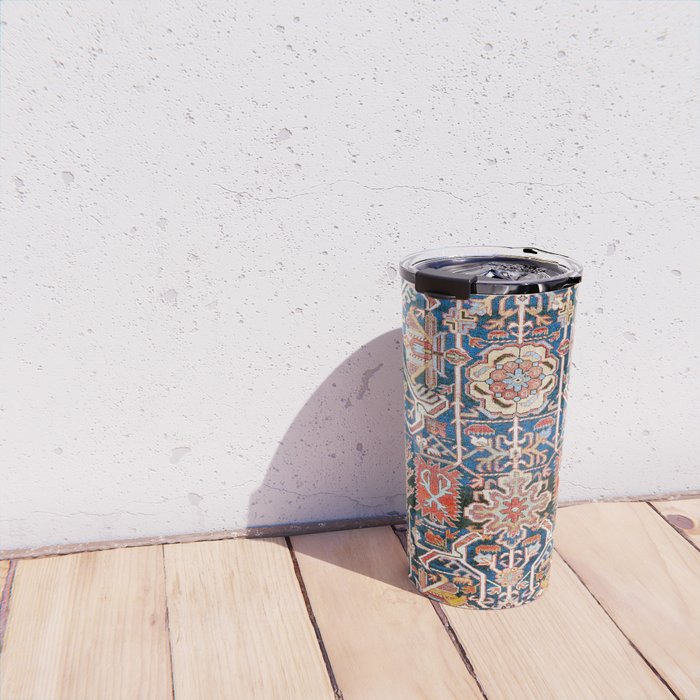 Baku South Caucasus Azerbaijan Rug Print Travel Mug Gallery Image 4