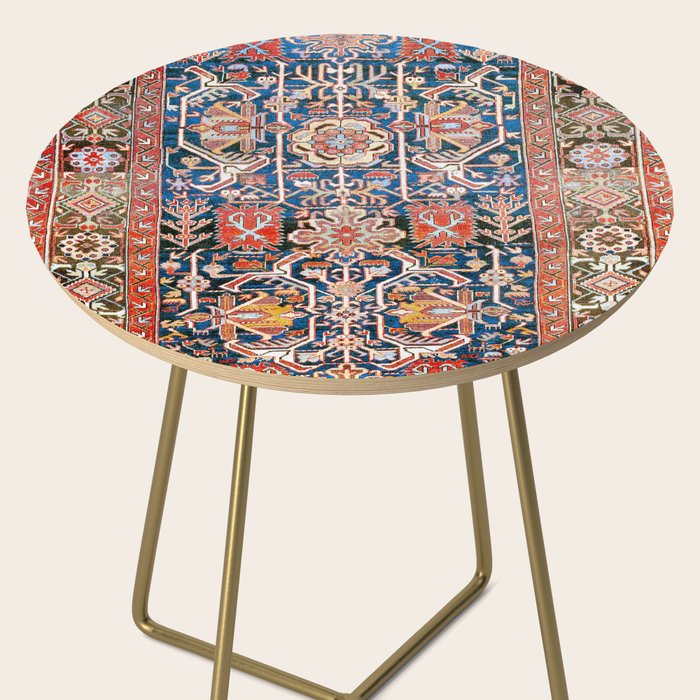 Baku South Caucasus Azerbaijan Rug Print Side Table Gallery Image 2
