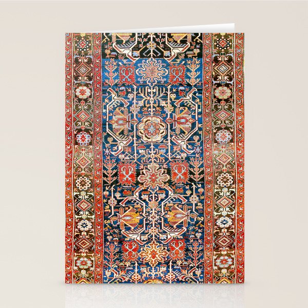 Baku South Caucasus Azerbaijan Rug Print Stationery Card Gallery Image 1