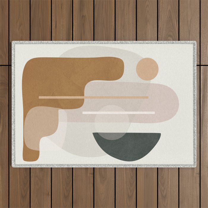 Abstract Minimal Art 23 Outdoor Rug Gallery Image 1