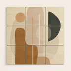 Abstract Minimal Art 23 Wood Wall Art Gallery Image 1
