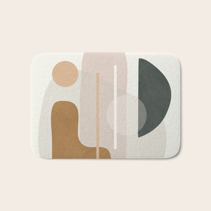 Abstract Minimal Art 23 Bath Mat Gallery Image 1