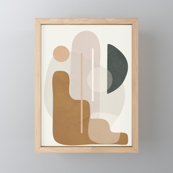 Abstract Minimal Art 23 Mini Art Print Gallery Image 1