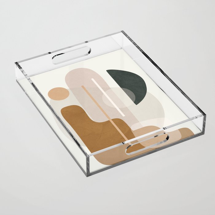 Abstract Minimal Art 23 Acrylic Tray Gallery Image 1