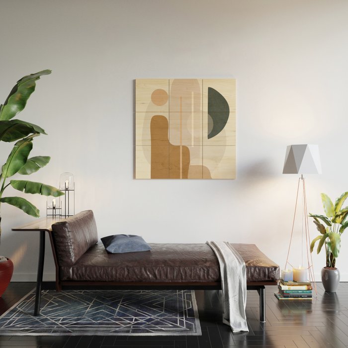 Abstract Minimal Art 23 Wood Wall Art Gallery Image 2