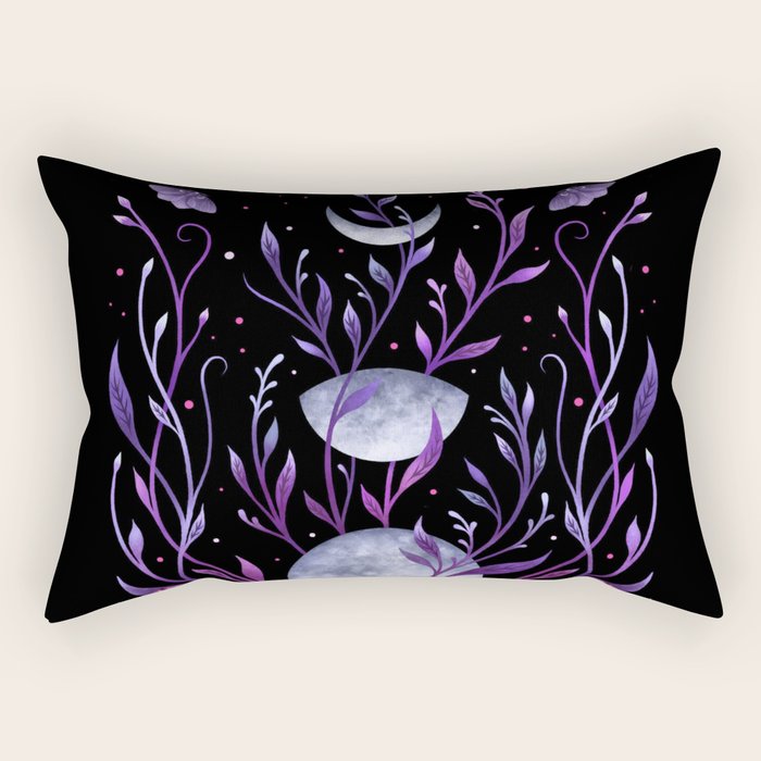 Phase & Grow - Purple Rectangular Pillow Gallery Image 1
