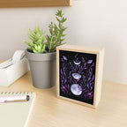 Phase & Grow - Purple Mini Art Print Gallery Image 2
