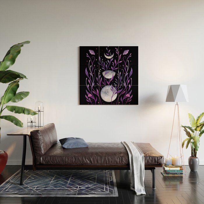 Phase & Grow - Purple Wood Wall Art Gallery Image 2