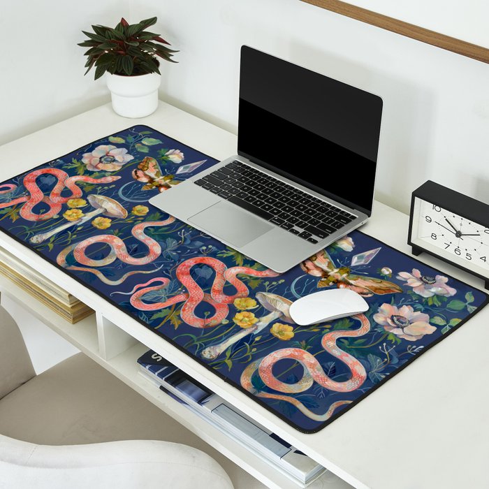 Snake Moth Mushroom  Desk Mat Gallery Image 2