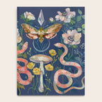 Snake Moth Mushroom  Notebook Gallery Image 4