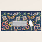 Snake Moth Mushroom  Desk Mat Gallery Image 1