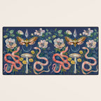 Snake Moth Mushroom  Desk Mat Gallery Image 3