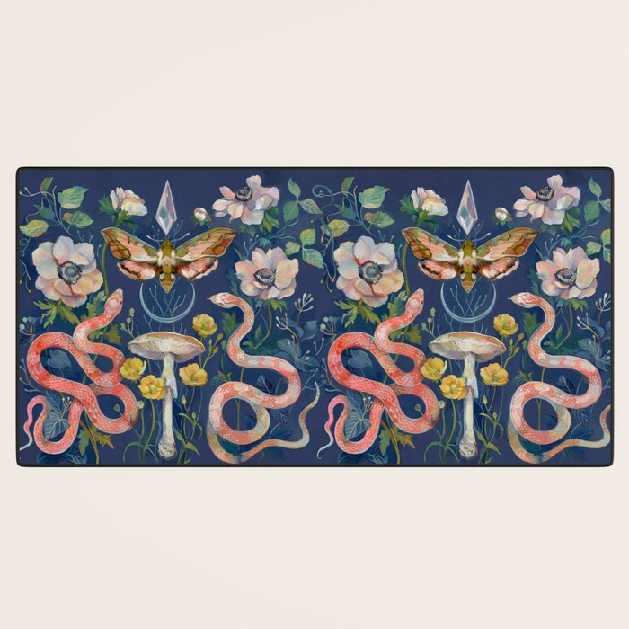 Snake Moth Mushroom  Desk Mat Gallery Image 3
