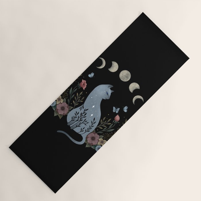 Cat on the Hill Yoga Mat Gallery Image 1