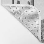 Grey Cactus Land Bath Mat Gallery Image 2