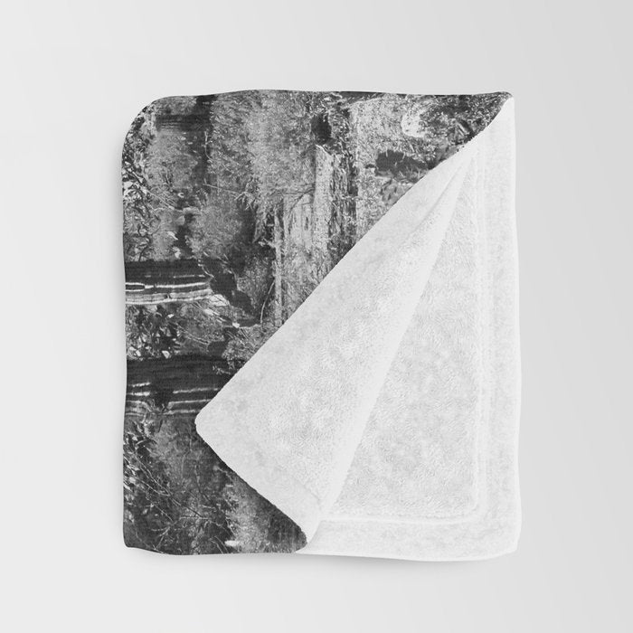 Grey Cactus Land Throw Blanket Gallery Image 3