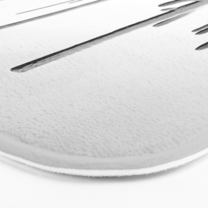 Grey Cactus Land Bath Mat Gallery Image 3