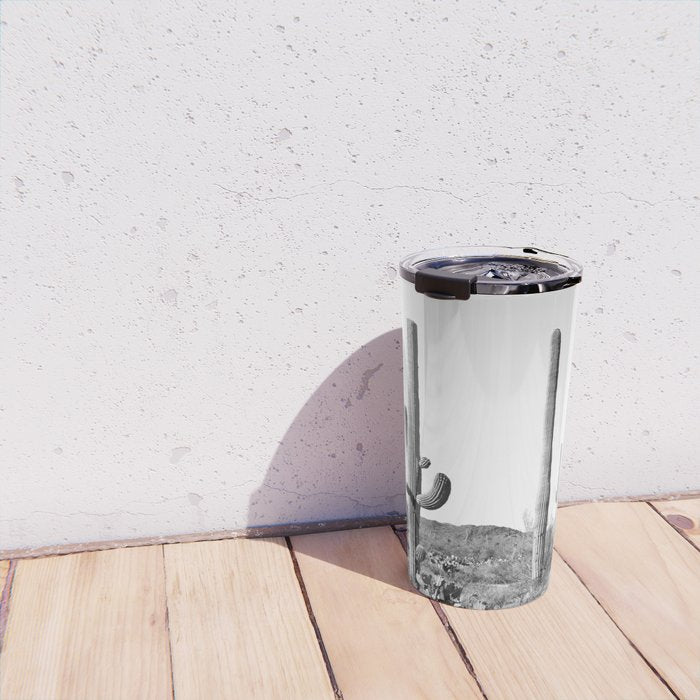 Grey Cactus Land Travel Mug Gallery Image 4