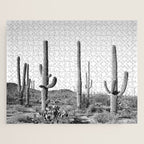 Grey Cactus Land Jigsaw Puzzle Gallery Image 1