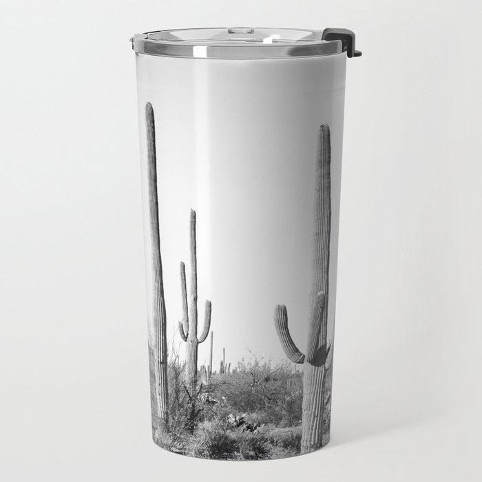 Grey Cactus Land Travel Mug Gallery Image 2