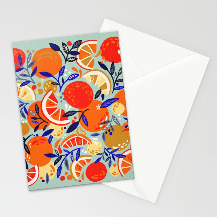 Fresh Citrus Mesh - Mint Stationery Card Gallery Image 2