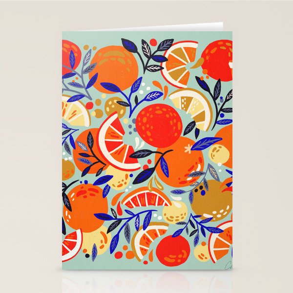 Fresh Citrus Mesh - Mint Stationery Card Gallery Image 2