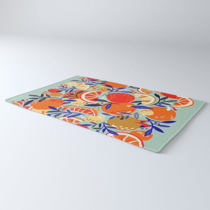 Fresh Citrus Mesh - Mint Rug Gallery Image 3