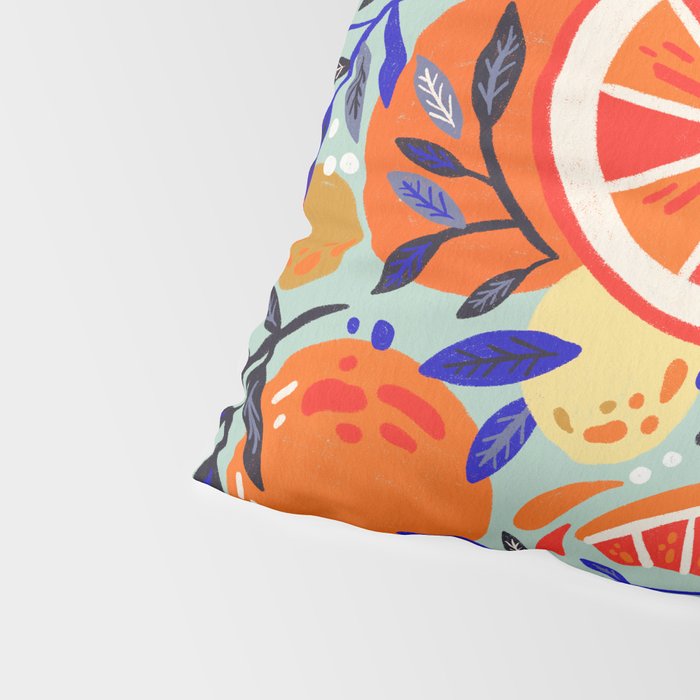 Fresh Citrus Mesh - Mint Pillow Sham Gallery Image 4