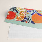 Fresh Citrus Mesh - Mint Wrapping Paper Gallery Image 2