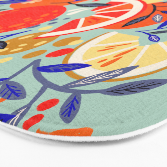 Fresh Citrus Mesh - Mint Bath Mat Gallery Image 3