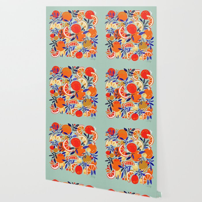 Fresh Citrus Mesh - Mint Wallpaper Gallery Image 2