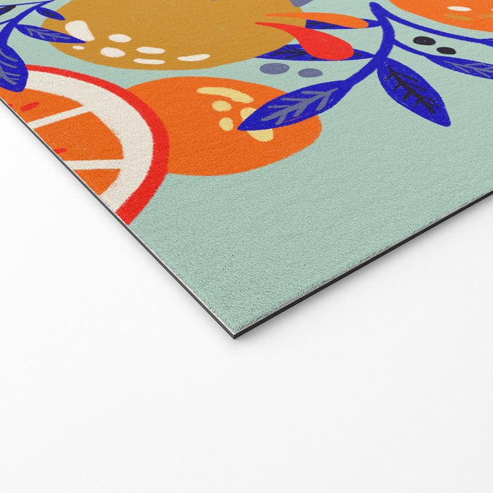 Fresh Citrus Mesh - Mint Welcome Mat Gallery Image 2