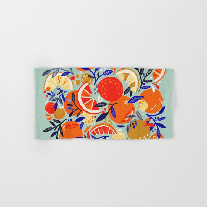 Fresh Citrus Mesh - Mint Bath Towel Gallery Image 1