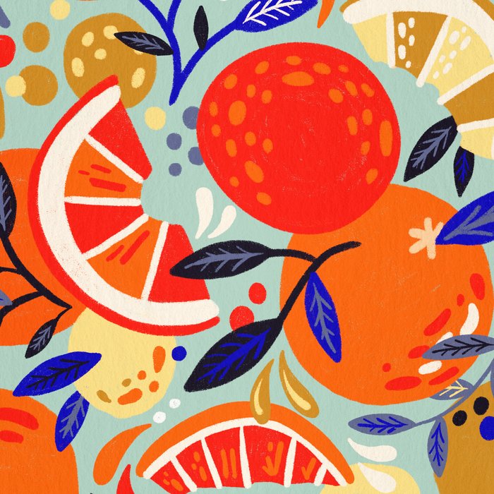 Fresh Citrus Mesh - Mint Coffee Mug Gallery Image 2
