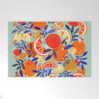 Fresh Citrus Mesh - Mint Welcome Mat Gallery Image 1