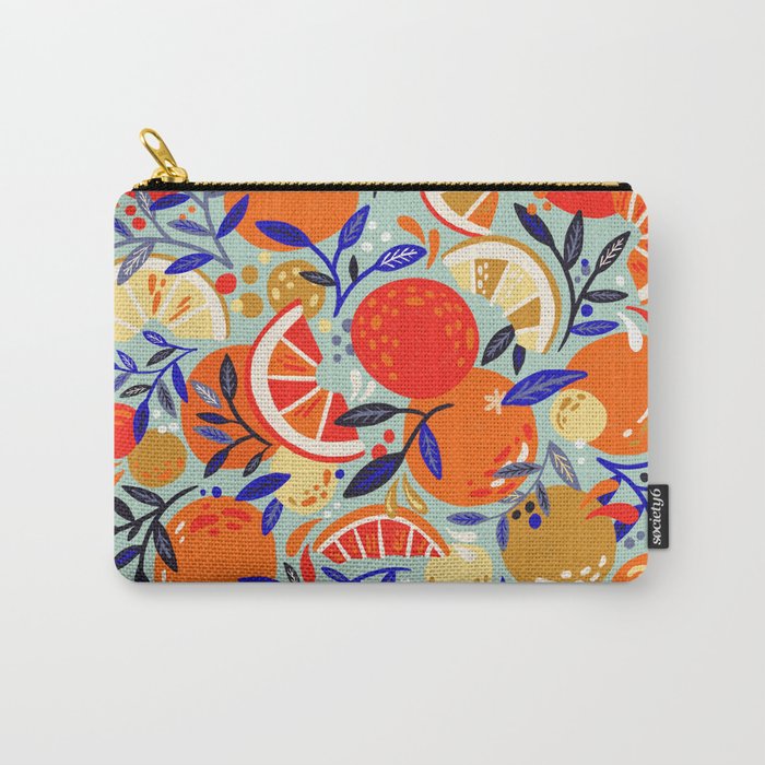 Fresh Citrus Mesh - Mint Carry All Pouch Gallery Image 1