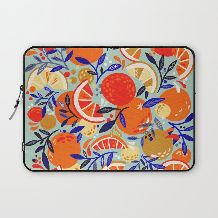 Fresh Citrus Mesh - Mint Laptop Sleeve Gallery Image 1