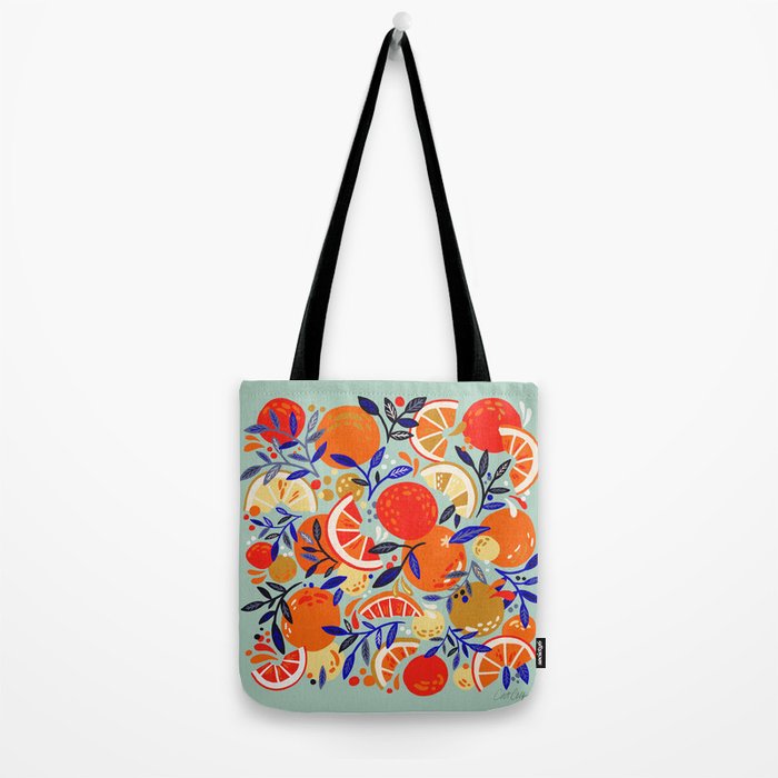 Fresh Citrus Mesh - Mint Tote Bag Gallery Image 2