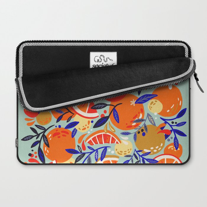 Fresh Citrus Mesh - Mint Laptop Sleeve Gallery Image 2