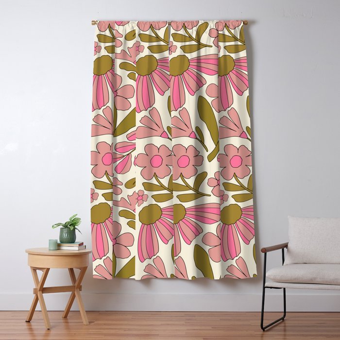 Retro Groovy - 70s style Window Curtain Gallery Image 5