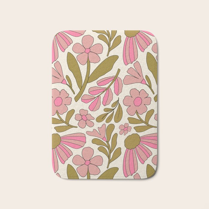 Retro Groovy - 70s style Bath Mat Gallery Image 1