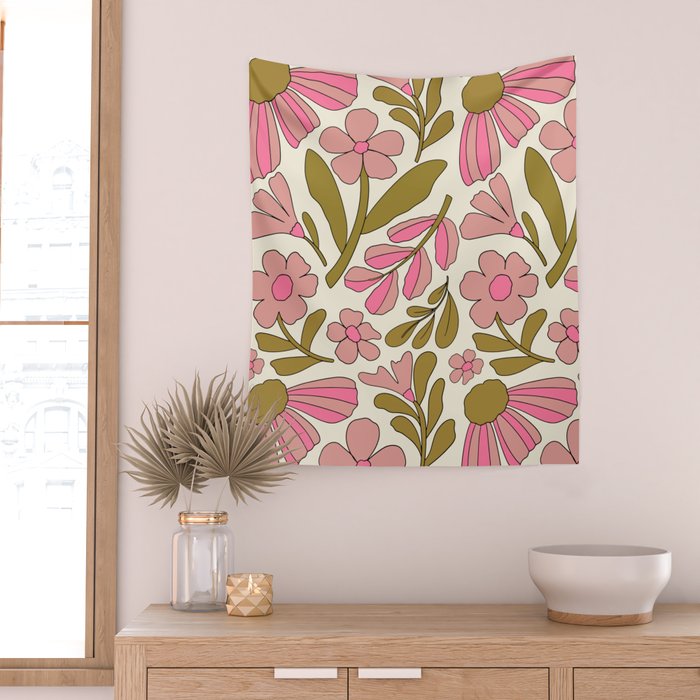 Retro Groovy - 70s style Wall Tapestry Gallery Image 2