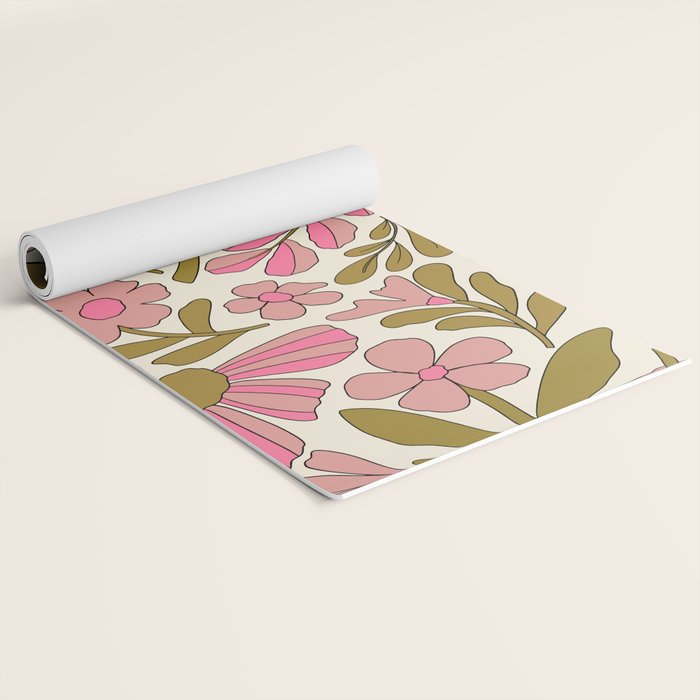 Retro Groovy - 70s style Yoga Mat Gallery Image 2