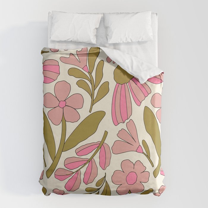 Retro Groovy - 70s style Duvet Cover Gallery Image 1