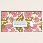 Retro Groovy - 70s style Desk Mat Gallery Image 1