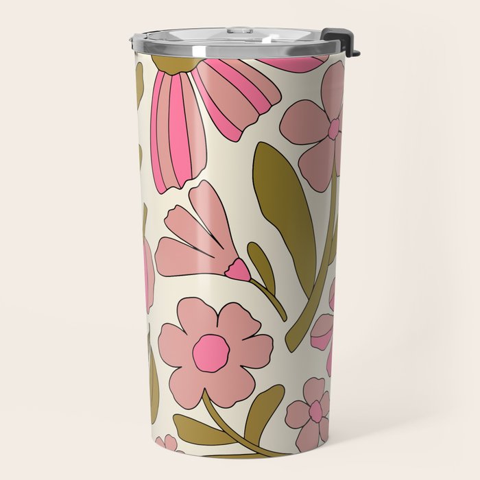 Retro Groovy - 70s style Travel Mug Gallery Image 2