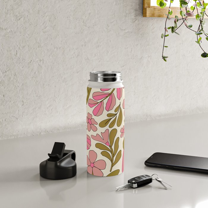 Retro Groovy - 70s style Water Bottle Gallery Image 4