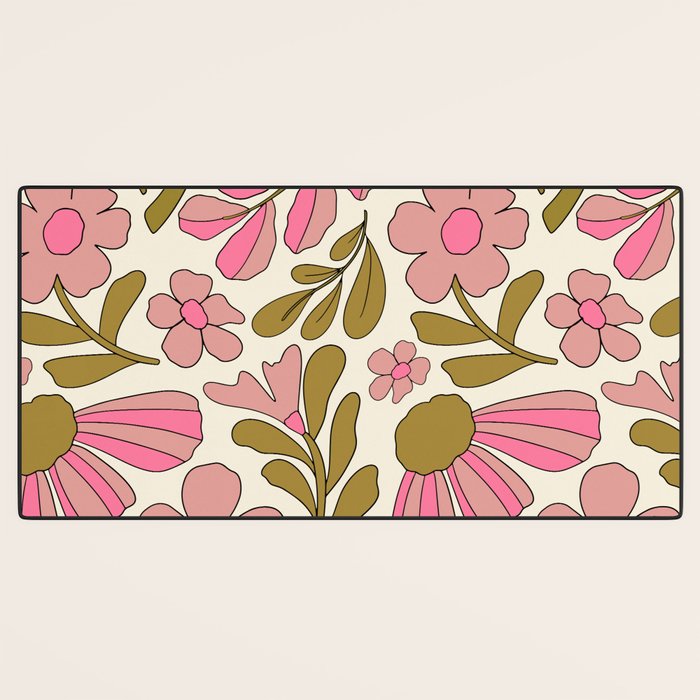 Retro Groovy - 70s style Desk Mat Gallery Image 3