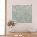 Minimalist Blue Whale Wall Tapestry Gallery Image 2