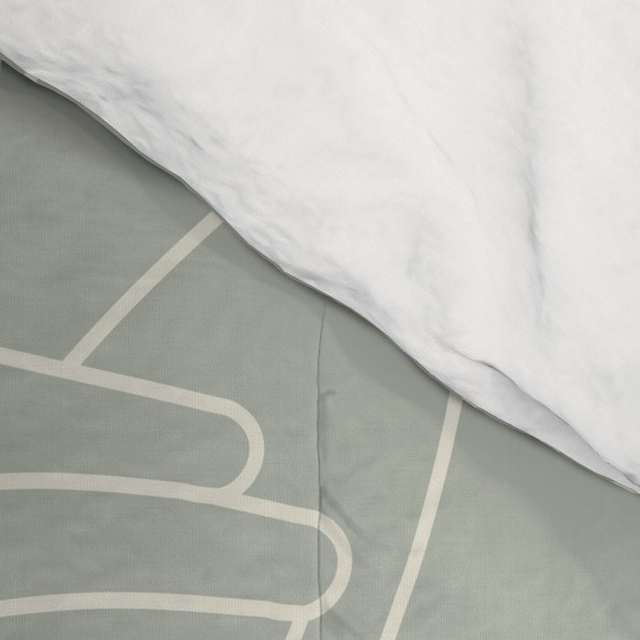 Minimalist Blue Whale Comforter Gallery Image 4